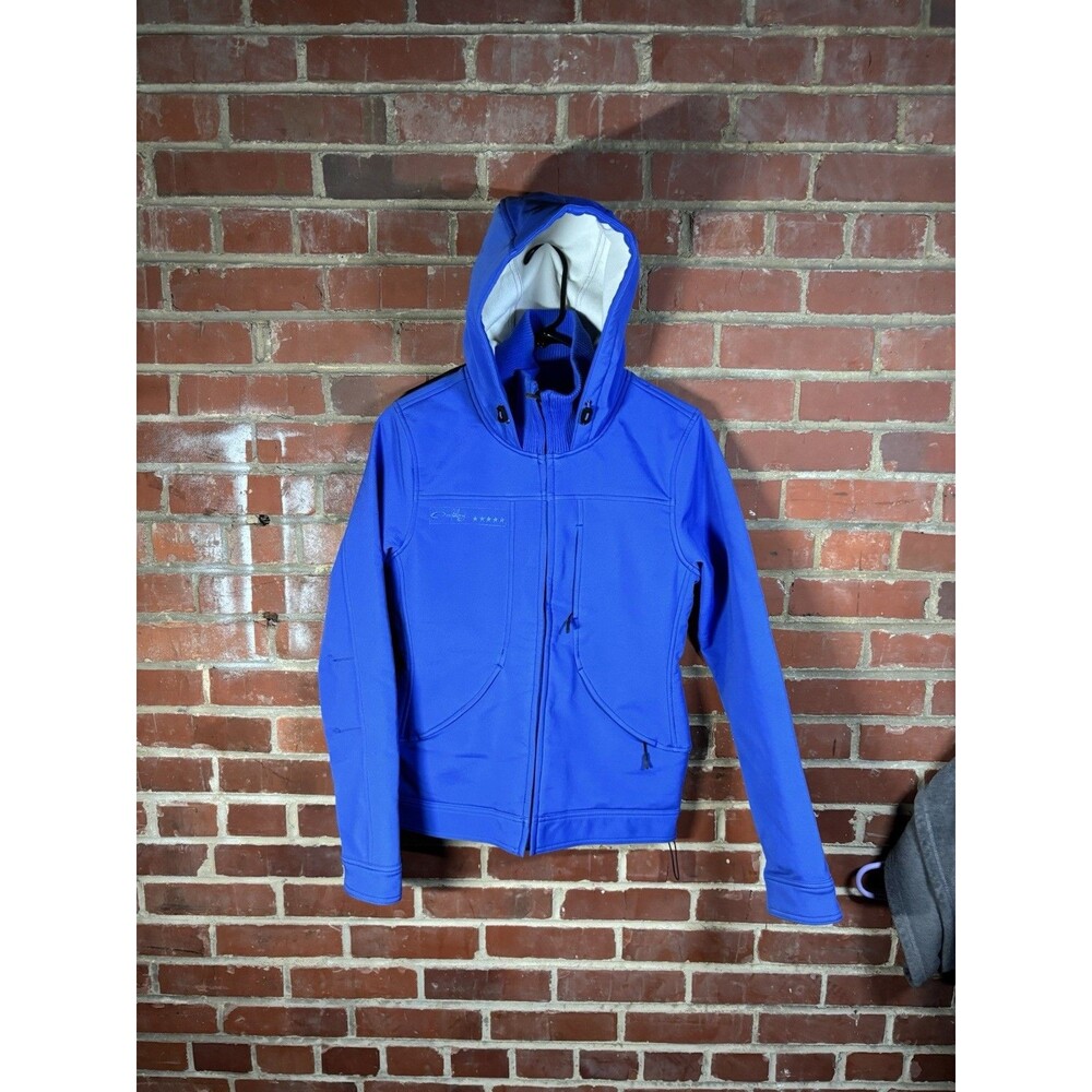 Vintage Y2K Oakley Jacket Collared Snowboard Outdoor Blue Zip Up Womens Small